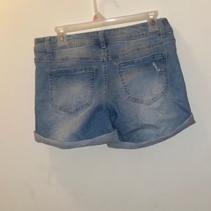 Ripped Jean shorts